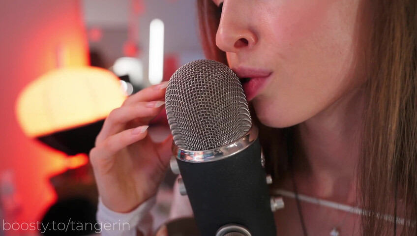 Tangerin - Soft Ear Licking (Close / Slow / Standing / Intense)