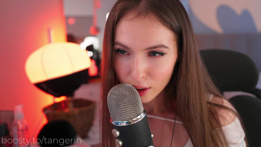 Tangerin - Soft Ear Licking (Close / Slow / Standing / Intense)