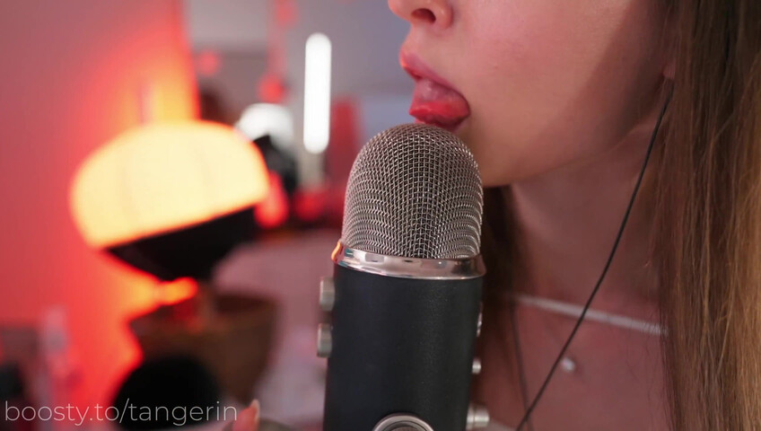 Tangerin - Soft Ear Licking (Close / Slow / Standing / Intense)