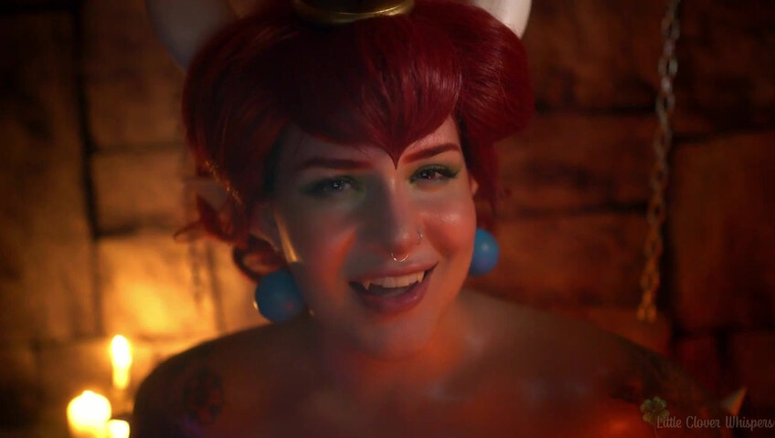 Little Clover Whispers - Bowsette takes care of your dick