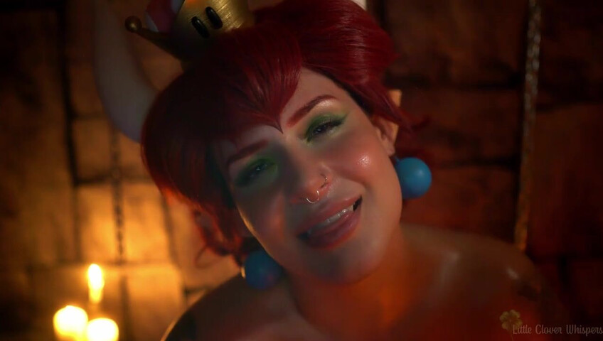 Little Clover Whispers - Bowsette takes care of your dick