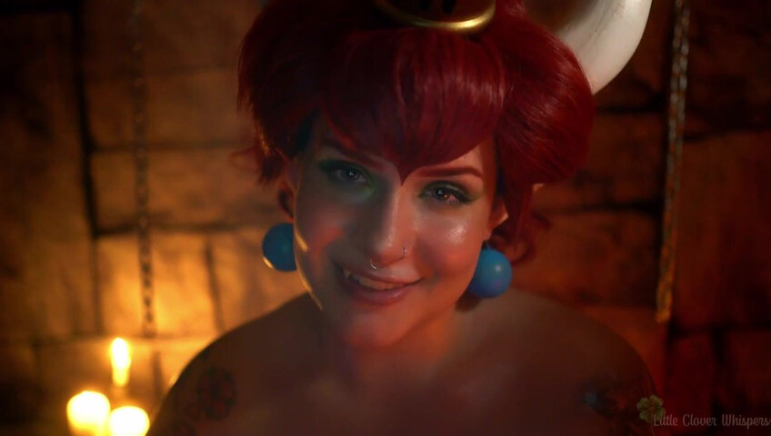 Little Clover Whispers - Bowsette takes care of your dick