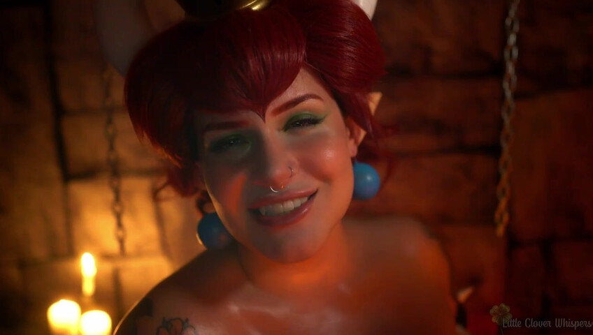 Little Clover Whispers - Bowsette takes care of your dick