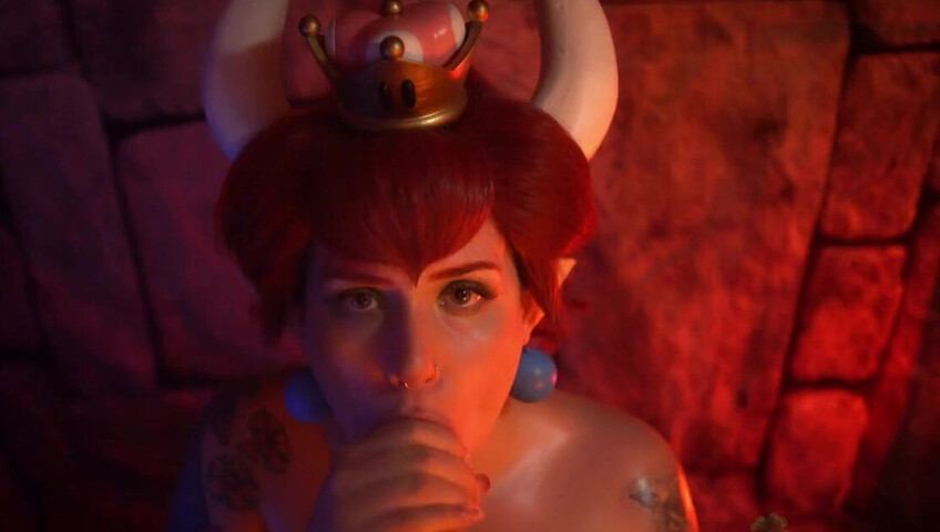 Little Clover Whispers - Bowsette takes care of your dick
