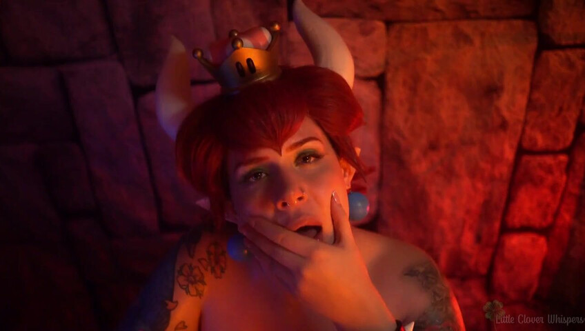 Little Clover Whispers - Bowsette takes care of your dick