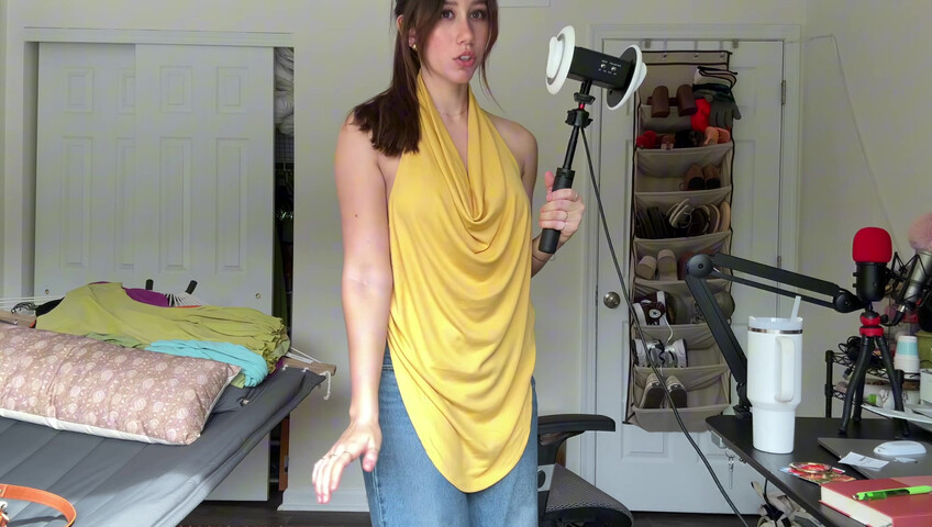Dakota b ASMR – 3dio: Geräusche von feuchtem vs. trockenem Mund