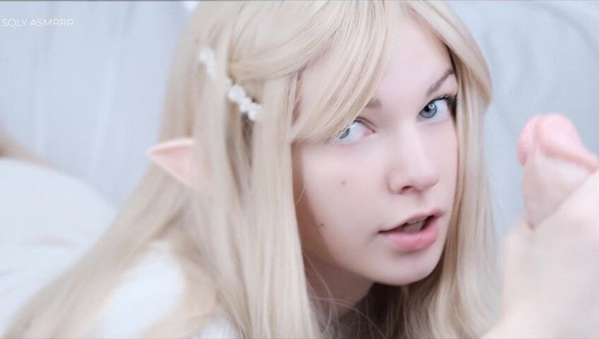 Soly ASMR - LITTLE ELF LIKES TO TEASE | LICKING, SLOPPY SOUNDS, SUCKING, EARS EATING
