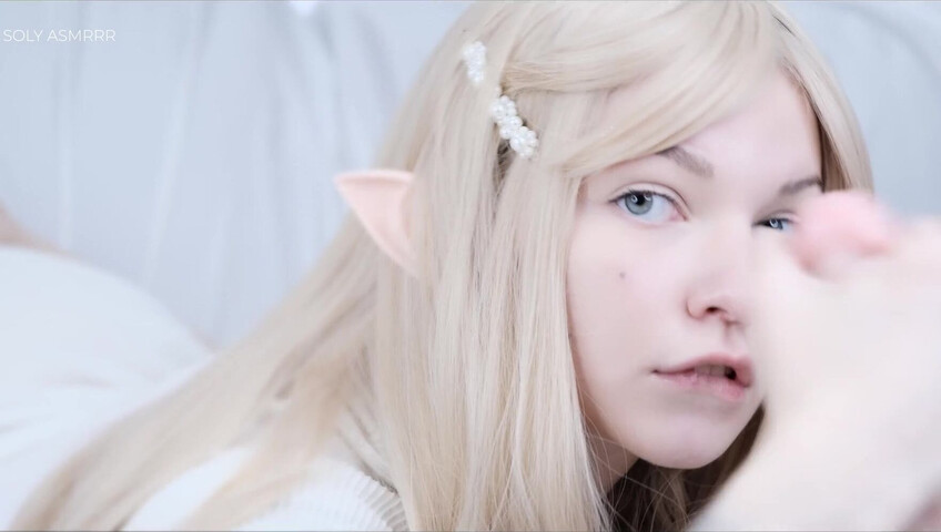 Soly ASMR - LITTLE ELF LIKES TO TEASE | LICKING, SLOPPY SOUNDS, SUCKING, EARS EATING