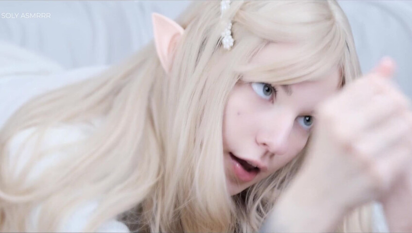 Soly ASMR - LITTLE ELF LIKES TO TEASE | LICKING, SLOPPY SOUNDS, SUCKING, EARS EATING