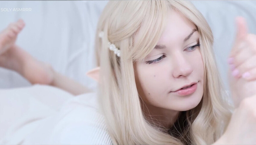 Soly ASMR - LITTLE ELF LIKES TO TEASE | LICKING, SLOPPY SOUNDS, SUCKING, EARS EATING