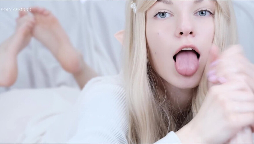 Soly ASMR - LITTLE ELF LIKES TO TEASE | LICKING, SLOPPY SOUNDS, SUCKING, EARS EATING