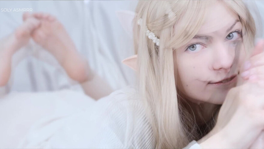 Soly ASMR - LITTLE ELF LIKES TO TEASE | LICKING, SLOPPY SOUNDS, SUCKING, EARS EATING