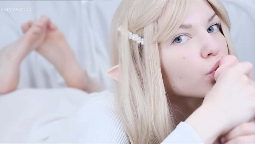 Soly ASMR - LITTLE ELF LIKES TO TEASE | LICKING, SLOPPY SOUNDS, SUCKING, EARS EATING