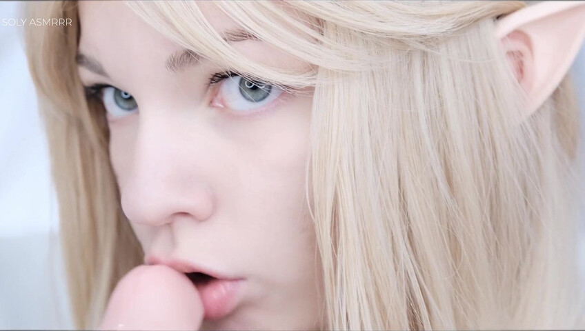 Soly ASMR - LITTLE ELF LIKES TO TEASE | LICKING, SLOPPY SOUNDS, SUCKING, EARS EATING