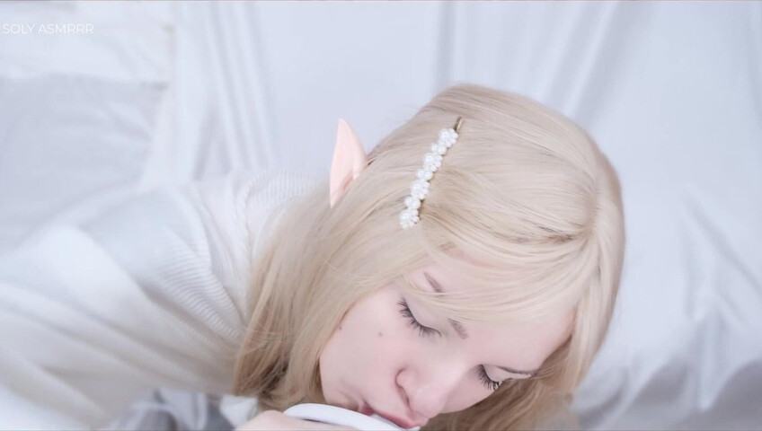 Soly ASMR - LITTLE ELF LIKES TO TEASE | LICKING, SLOPPY SOUNDS, SUCKING, EARS EATING