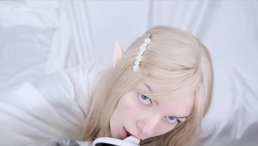 Soly ASMR - LITTLE ELF LIKES TO TEASE | LICKING, SLOPPY SOUNDS, SUCKING, EARS EATING