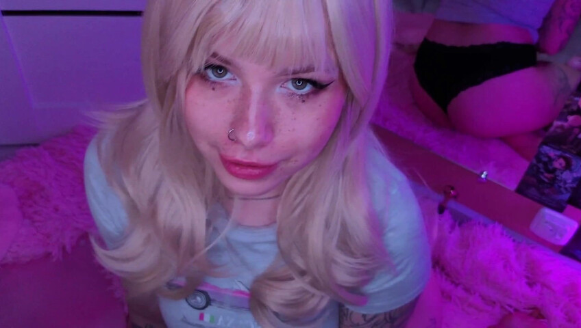 SparkleMonA - Ahegao Girl Voice Commands Wild Jerking Ecstasy
