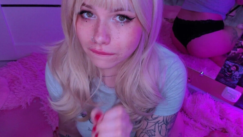 SparkleMonA - Ahegao Girl Voice Commands Wild Jerking Ecstasy