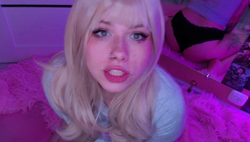 SparkleMonA - Ahegao Girl Voice Commands Wild Jerking Ecstasy