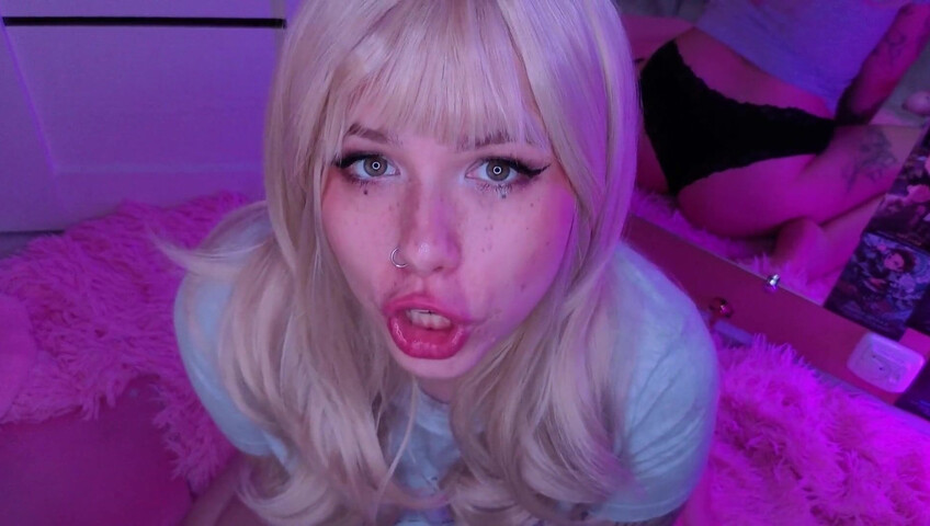 SparkleMonA - Ahegao Girl Voice Commands Wild Jerking Ecstasy