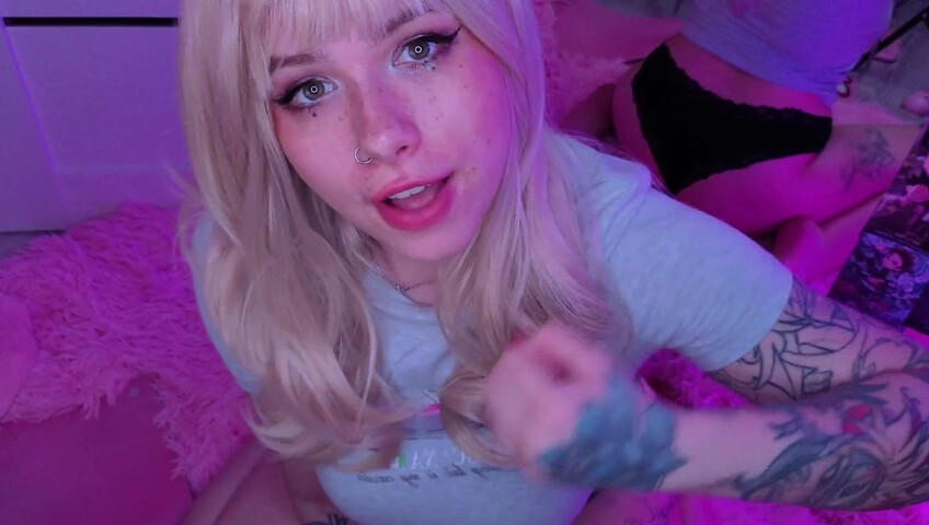 SparkleMonA - Ahegao Girl Voice Commands Wild Jerking Ecstasy