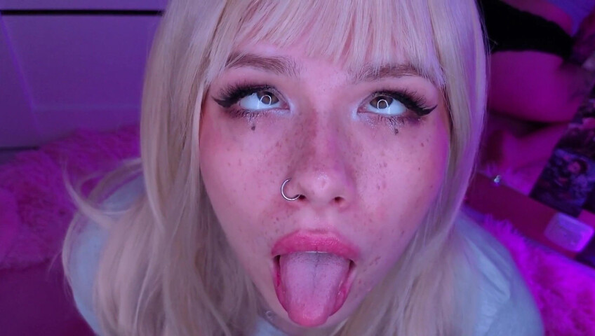 SparkleMonA - Ahegao Girl Voice Commands Wild Jerking Ecstasy