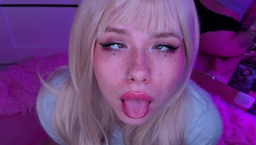 SparkleMonA - Ahegao Girl Voice Commands Wild Jerking Ecstasy
