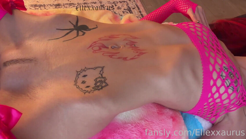 Ellasaurus23 - Took it Balls Deep and Leaked the Cum Out of Me