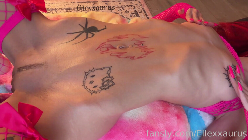Ellasaurus23 - Took it Balls Deep and Leaked the Cum Out of Me