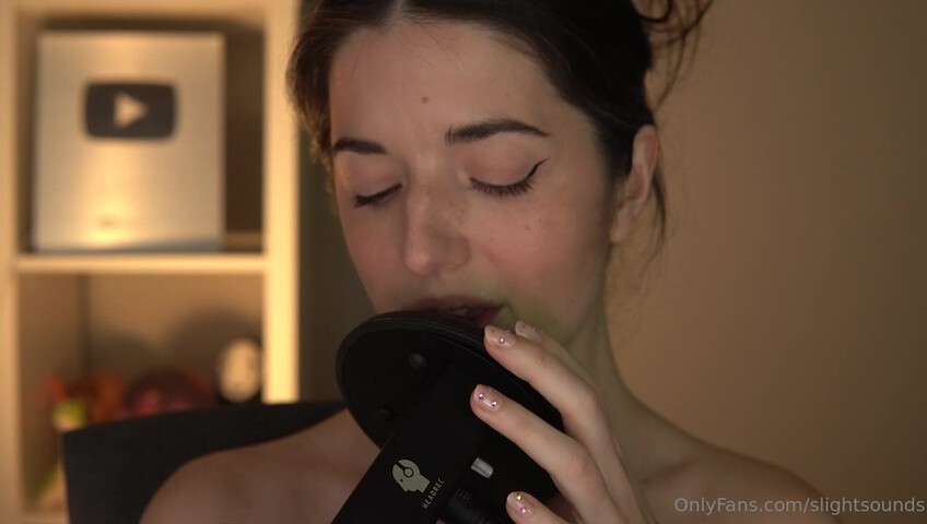 Slight Sounds ASMR - Ear Licking & Mouth Sounds PPV