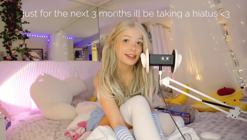 Dollblush ASMR - 28 April 2026 - Mouth Sounds Lipgloss Outfit Fabric Triggers Ear cup.