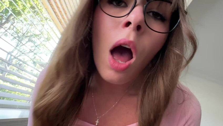 Creampie With Nerdy Step Sister - Alex Blake