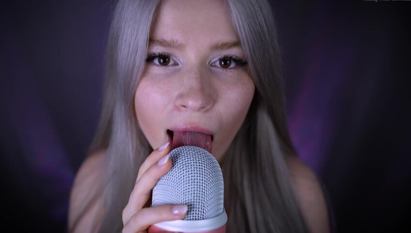 ShinyStar ASMR - 1 April 2026 - ASMR Blue Yeti Licking, Pumping + Eye Contact