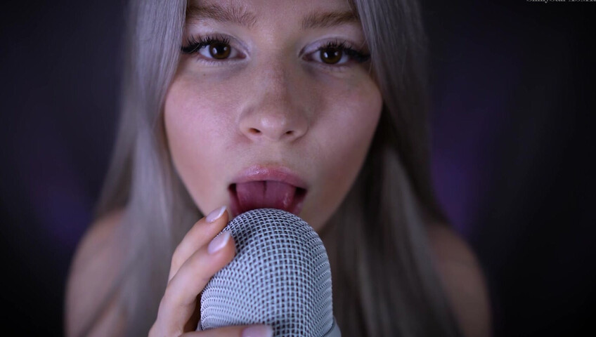 ShinyStar ASMR - 1 April 2026 - ASMR Blue Yeti Licking, Pumping + Eye Contact
