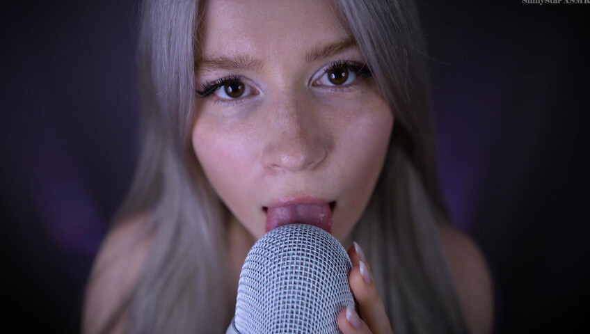 ShinyStar ASMR - 1 April 2026 - ASMR Blue Yeti Licking, Pumping + Eye Contact