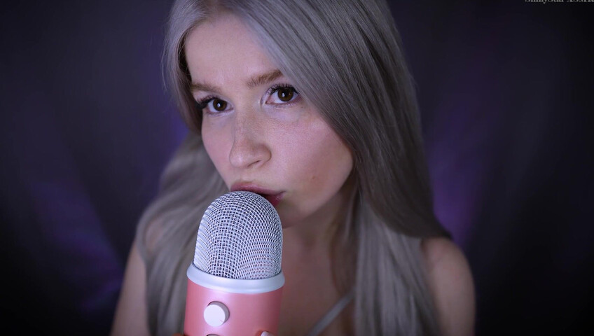 ShinyStar ASMR - 1 April 2026 - ASMR Blue Yeti Licking, Pumping + Eye Contact