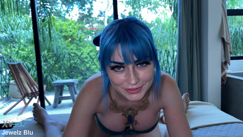 Jewelz Blu - Closeup Blowjob