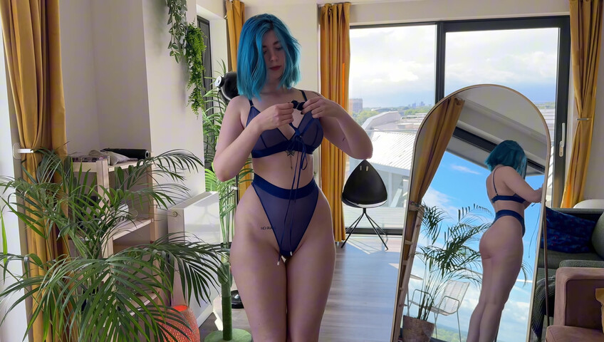 Vixenp - Banned YT Video | Transparent Lingerie Try-on Haul