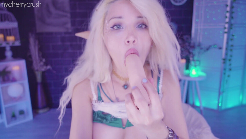 MyCherryCrush - Elf Double Dick Blowjob