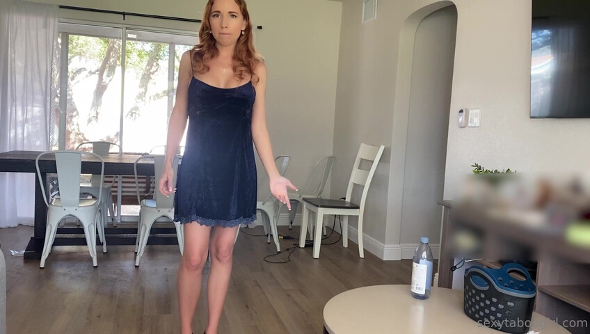 Grace Squirts - Single Religious Step-Mom and Her Step-Son's Dicks