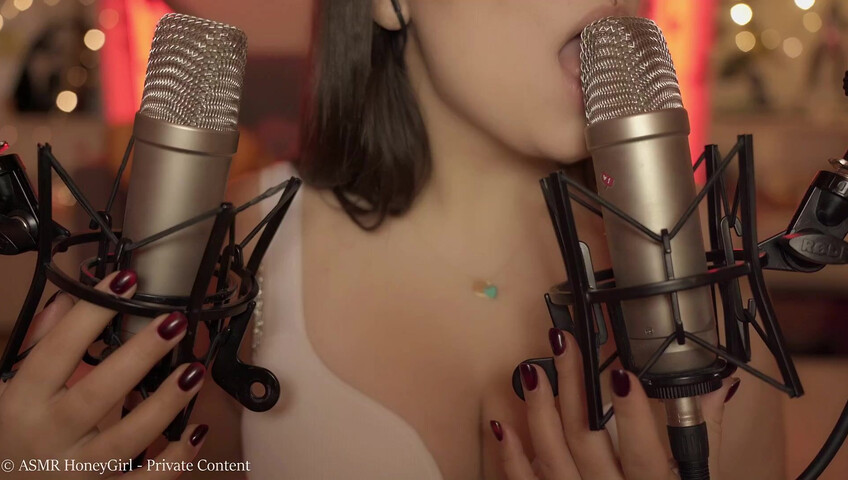 ASMR HoneyGirl - 16 March 2026 - Gentle and soft licking