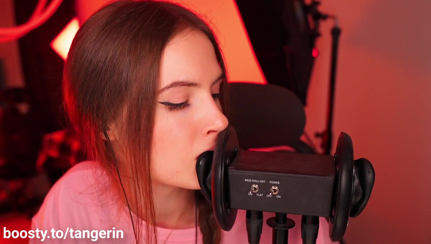 Tangerin ASMR - 15 Aug 2025 - Ear Licking & Cupping & Kisses & Eye Contact