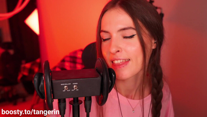 Tangerin ASMR - 15 Aug 2025 - Ear Licking & Cupping & Kisses & Eye Contact