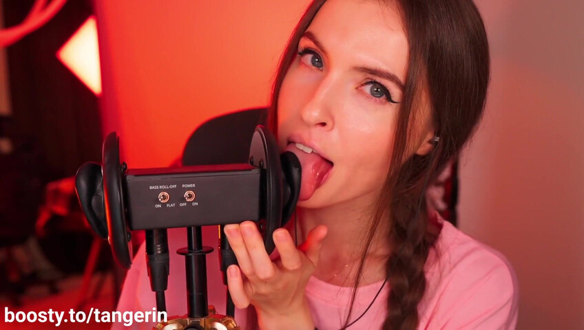 Tangerin ASMR - 15 Aug 2025 - Ear Licking & Cupping & Kisses & Eye Contact