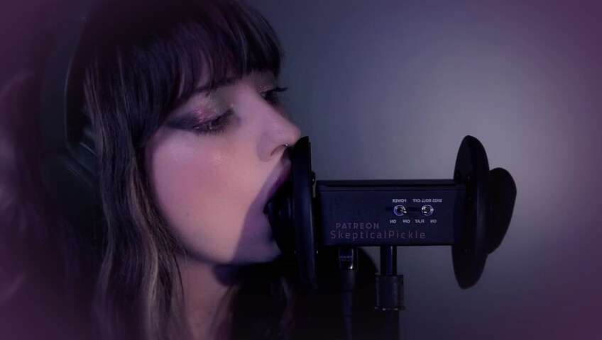 SkepticalPickle ASMR - 22 Aug 2025 - Eyes Closed Ear Licking