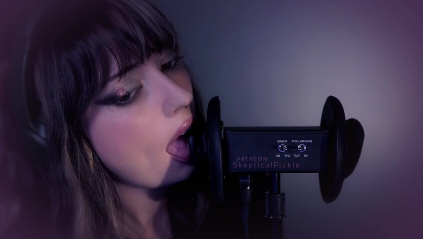 SkepticalPickle ASMR - 22 Aug 2025 - Eyes Closed Ear Licking