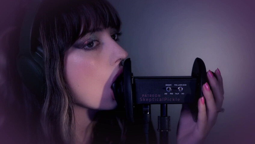 SkepticalPickle ASMR - 22 Aug 2025 - Eyes Closed Ear Licking