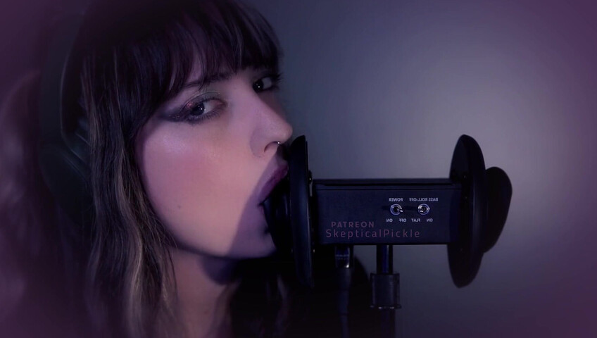 SkepticalPickle ASMR - 22 Aug 2025 - Eyes Closed Ear Licking