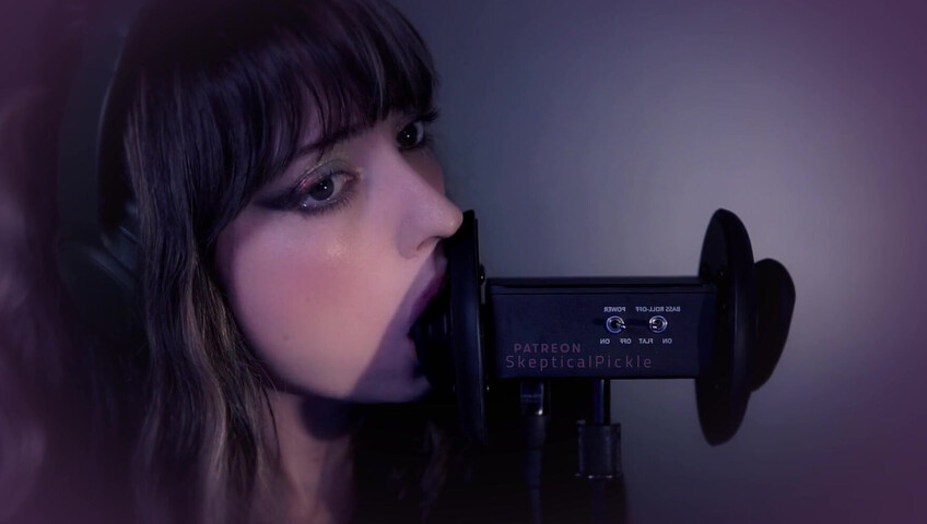 SkepticalPickle ASMR - 22 Aug 2025 - Eyes Closed Ear Licking