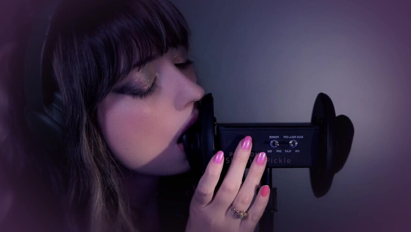SkepticalPickle ASMR - 22 Aug 2025 - Eyes Closed Ear Licking
